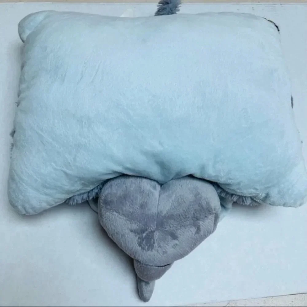 Elephant Pillow Pets Plush Stuffed Animal Kids Toy Cuddle Gift Travel Vacation